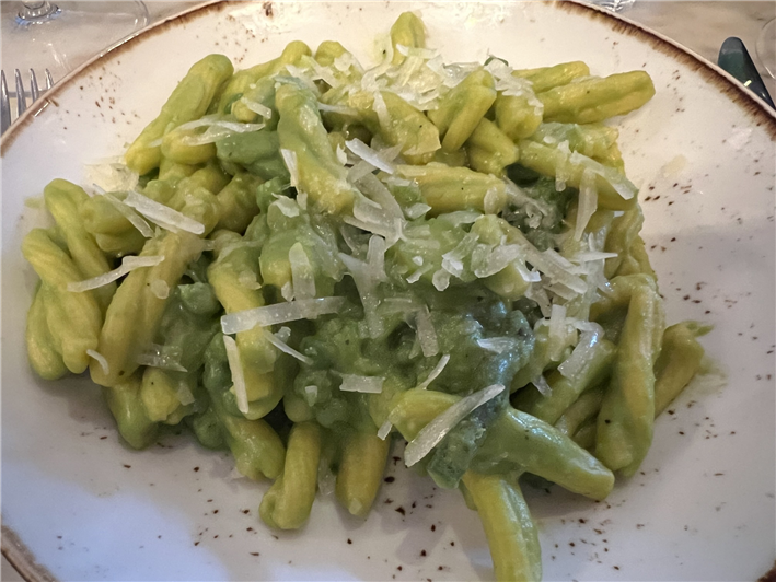 pasta with peas and asparagus